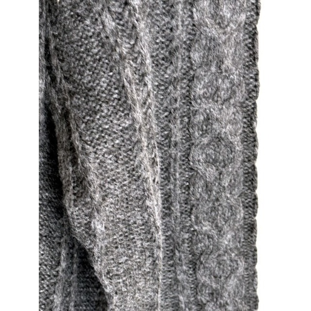 Natural Life Women Oversized Gray Cable Knit Button Front Cardigan Sweater M NWT - Picture 7 of 8